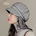 Miniatyrbild 1 av 5: Beret Kvinna Hatt Vinter Höst Åttkantig Keps Dam Solid Casual Tjock Målare Keps Retro Beret Femme Chapeau_mm (grå)