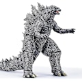 Miniatyrbillede 1 af 5: Kongernes Konge Legetøj - Godzilla Actionfigur - Dinosaur Legetøj Godzilla - Filmmonster Serien Godzilla. grey