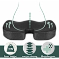 Miniatyrbilde 4 av 5: Ortopedisk pute Memory foam Ergonomisk sittepute kontorbil 45x35x7cm - Ortopedisk halebeinspute