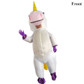 Miniatyrbild 2 av 5: Uppblåsbar Enhörningsdräkt - Uppblåsbar Enhörningsdräkt för Barn Vuxna Cosplay Fantasia-Fest Uppblåsbar Jumpsuit unicorn
