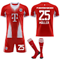 Pikkukuva 1 / 2: Bayern München 2025-2026 Kotipelipaita lapsille ja aikuisille sukilla #25 Muller[YDE] No.25 Muller M