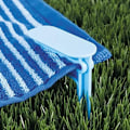 Pikkukuva 4 / 5: Rantamatton kiinnitysklipsi pyyheklipsi muovinen pyyheklipsi ulkona piknikmaton kiinnitys tuulenpitävä telttaklipsi Lake blue 4pcs