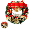 Miniatyrbilde 3 av 6: Juldekorasjon Kreativ Jul Dørrkrans Jul De