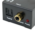 Miniatyrbilde 3 av 5: Digital til analog lydkonverterer leveres med USB-ladekabel og optisk fiberkabel