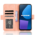 Miniatyrbillede 2 af 5: Fairphone 5 Etui - Anti-ridse Folio Flip PU Læder Cover Pink