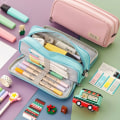 Miniatyrbilde 4 av 10: Stor pennveske ROSA Pink