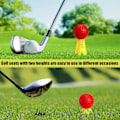 Miniatyrbilde 4 av 5: 20 stk golfsimulatortees, plastgolfteessimulator for utendørs innendørs G