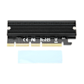 Miniatyrbillede 1 af 8: PCI E 3.0 16x m.2 NVME SSD-adapterkort PCIE til M-nøgle NGFF PCIE 4X 8X 16X-udgang 0.1