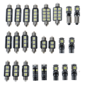 Pikkukuva 1 / 11: 23st Canbus LED-bilens interiörbelysning