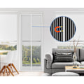 Miniatyrbillede 3 af 5: Myggenet Døre Net Gardin Mesh til at holde fluer og insekter ude, Flyscreen franske døre, Dobbeltdøre Magnetiske ScreenFly-døre White White 150*230CM