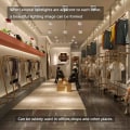 Miniatyrbilde 4 av 4: Justerbar LED-spotlight for overflate montering ?80x50mm tak