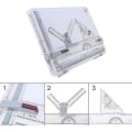 Miniatyrbillede 4 af 4: Tegnebord A3 Tegnebord med Parallel Bevægelse Vinkelmålesystem