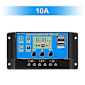 Miniatyrbillede 4 af 5: 300w 12v/24v sæt kit batteriklemme oplader + 40a styreenhed kompatibel bil autocamper campingvogn Newway