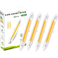 Miniatyrbilde 1 av 5: R7S LED-lampe 78mm 10W Dimbar lineær lys for kjøkken, bad, hage, 2 stk