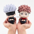 Miniatyrbild 2 av 5: Jujutsu N Anime Figur Gojo Satoru Itadori Yuji Look Up Action Figur Jujutsu N Fushiguro Megumi Figurine Dock Present[HK] no box E