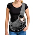Miniatyrbild 1 av 5: Bärbar hundbärväska Andas Mesh Crossbody-väska för hund
