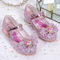 Miniatyrbild 1 av 6: Elsa Prinsess Skor Barn Flicka med Paljetter Rosa Z X 22.5cm / size37