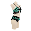Miniatyrbilde 4 av 5: Demon Slayer Cosplay Kostyme Bikini Strand Sommer Badedrakt Sett Kamado Tanjirou Kamado Tanjirou 2XL
