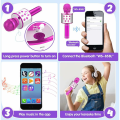 Miniatyrbild 2 av 5: Mikrofon för barn, karaoke mikrofon för flickor 3-15 år, födelsedagspresenter för Android/iPhone/iPad/Sony/PC, leksaker för pojkar 3-12 år, julklapp