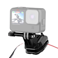 Miniatyrbillede 1 af 9: Motorcykel Vindrute Action Kamera Beslag Klemme til GoPro Hero12 Black / DJI Osmo Action 4 / Insta360 X4 / Ace Pro og Andre Action Kameraer
