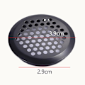 Miniatyrbillede 3 af 5: 5 stk rustfrit stål luftventilgitter, sort rund mesh Soffit ventilation til køkken, badeværelse, skabe