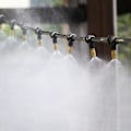 Miniatyrbillede 1 af 4: 10m Automatisk Vandingssæt Mikro Tågesprøjte Kølesystem til Drivhus[YD]