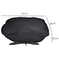 Miniatyrbilde 5 av 5: BBQ-grilltrekk for gassgrill, passer Weber Baby Q, Q100 og Q1000 gassgriller