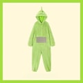 Miniatyrbild 2 av 5: Unisex Teletubbies Kostymer Disi Onesies Lala Cosplay Pyjamas Vuxen Pyjamas Djur Sovkläder Jumpsuit Grön(YD) Green M