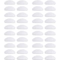 Pikkukuva 1 / 5: 20 par glasögon näskuddar glasögonkuddar halkfria silikon mjuka näskuddar självhäftande näskuddar (transparent, 1,5 mm)