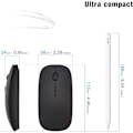 Miniatyrbillede 2 af 5: Bluetooth-mus - lydløs, genopladelig, trådløs mus til bærbar computer
