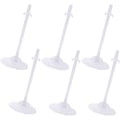 Miniatyrbild 1 av 5: Mini Barbie Docka Displayställ Transparent Mannekänghållare för Dockkläder Action