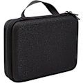 Miniatyrbillede 9 af 9: Basics - Medium Action Kamera Beskyttelsesetui med indre skum, bærbar og let, 22,9 x 17,8 x 6,4 cm, ensfarvet, sort D