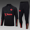 Miniatyrbild 1 av 3: 23-24 Manchester United Långärmad set för barn/vuxna svart black 12#