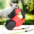 Miniatyrbilde 3 av 5: Jiawu Dobbelt Inntrekkbart Hundekobbel, 3 m Automatisk Kobbel for To Hunder