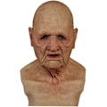 Miniatyrbilde 6 av 8: Halloween latexmaske - gammel mann dekor realistisk ansiktsmaske for menneskelig rynke A