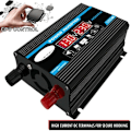 Miniatyrbilde 4 av 5: Inverter 12v til 220v/110v LED Bilstrømomformer Lader Adapter Dobbel USB Spenningstransformator Modifisert Sinusbølge 12V-220V