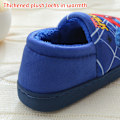 Miniatyrbild 8 av 8: Barn Tofflor i Bomulls Mönster - Fashionabla Halkfria Varma Skor för Vardagsrum - Bag Heel Blue Bag Heel Blue 3637