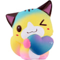 Miniatyrbillede 1 af 5: Squishies Katte Kærlighed Hjerte Kawaii Blød Squishy Langsomt Stigende Duftende Dyr Squishies Stressaflastende Legetøj Prime Collection Gave 1 stk