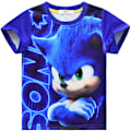Miniatyrbillede 2 af 5: Sonic The Hedgehog Pyjamas til drenge Børn T-shirt & shorts Pjs Sæt 120cm