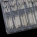 Miniatyrbillede 5 af 5: 180 stk Professionel rustfrit stål fjederstang rem stifter 1,5 mm