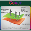 Miniatyrbillede 2 af 5: Vandtæt Rundt Udendørs Spabad Cover, UV-Resistent Vindtæt Spa Pool Låg, Sort, 200x30cm[YD]