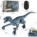 Pikkukuva 4 / 4: Kauko-ohjattava dinosauruslelu Radio-ohjattu robottidinosaurus Ohjaimella lahja lapsille Pojille 3 4 5 6+ vuotta