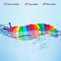 Miniatyrbild 3 av 5: 3-pack leksaker, 3D-ledade stretchiga larver, sensorisk stresslindring