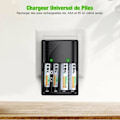 Miniatyrbillede 5 af 5: Universal SR AA/AAA/9V Batterilader, 6802 Hurtiglader