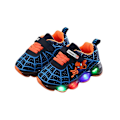 Miniatyrbilde 2 av 4: Barns Sportskor Spiderman Lighted Sneakers Barn Led Luminous Skor För Pojkar Röd red 24