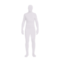 Miniatyrbillede 1 af 5: Festkostume Usynlig Morph Suit Voksen Mænd Kvinder Fuld Hvid Hvid White 190CM