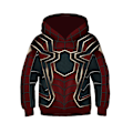Miniatyrbilde 1 av 2: Spider-Man: Into The Spider-verse Hettegensere Gwen Venom Spiderman Genser Cosplay Barn Gutter Jenter Hettegenser Pullover Topper -a Iron Spider-Man Iron Spider-Man 12-13Years