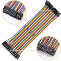 Miniatyrbilde 2 av 4: 10/20/30cm 40-pins M-m F-f M-f Brødbrett Dupont Jumper Wire