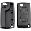 Pikkukuva 4 / 5: Napit Avain Kotelo Yhteensopiva CE0523 Taittuva Flip-Avain Peugeot 207 307 308 407 408 3008 5008 Citroen C2 C3 C4 C5 C6 C8 (2 Napit, CE0523)