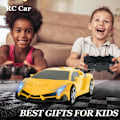 Pikkukuva 6 / 7: Kauko-ohjattava auto, 1:18 Muuntuva lelu kauko-ohjattava muuntautuva auto, 2-in-1 Muuntava robottilelu 2,4 GHz:n kauko-ohjaimella Gul - Lamborghini